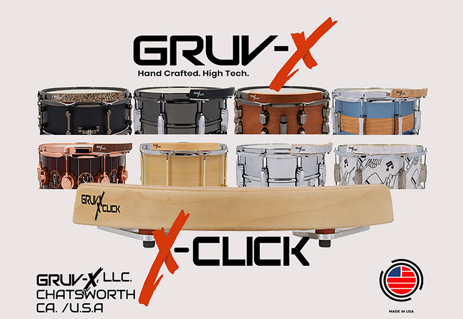 Russ Miller (Drummer) & Bill Detamore (Pork Pie) launch GRUV-X and the X- Click – Drumming News Network