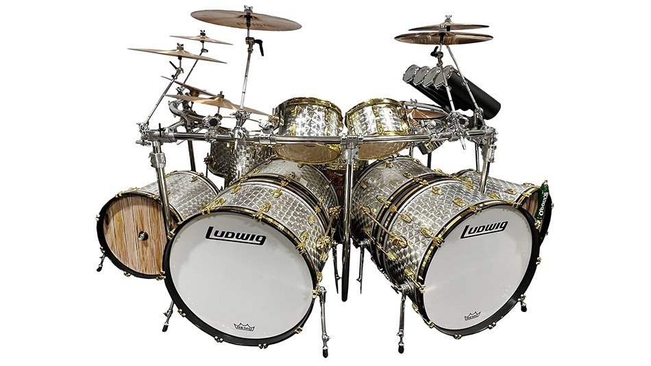Alex Van Halen Complete Touring Drum Kit Used During A Different