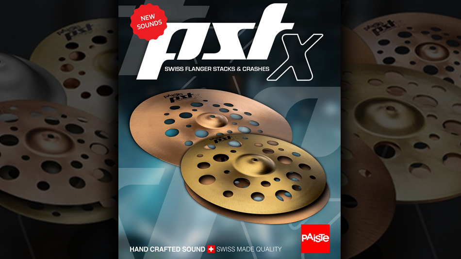 Paiste Expands PST X Line With New Swiss Flanger Stacks & Crashes